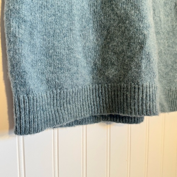 Anthropologie Tabitha Webb Women's Blue Fair Isle Lambswool Blend Sweater Size M - Picture 3 of 11